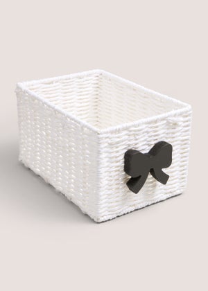 White Single Bow Drawer