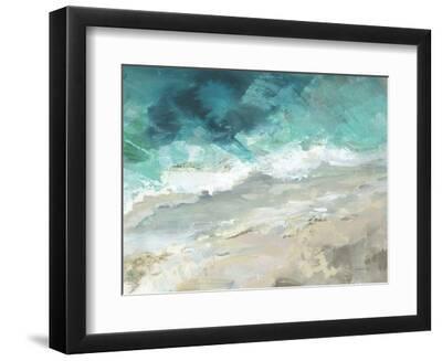 Aerial Sea View - Black Framed Art Print Wall Art, 12x9