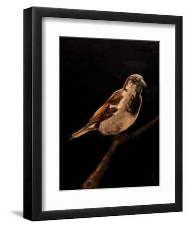 Bird Studies I - Black Framed Art Print Wall Art, 9x12