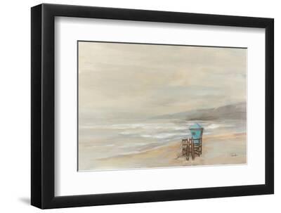 Early Morning Beach - Black Framed Art Print Wall Art, 12x8