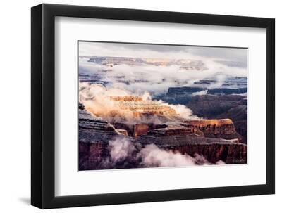 Grand Clouds - Black Framed Art Print Wall Art, 12x8