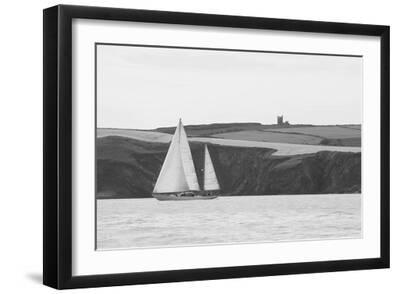 Maritime Meander - Black Framed Art Print Wall Art, 18x12 Maritime Meander - Black Framed Art Print Wall Art, 18x12