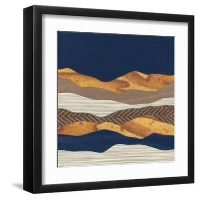 Mountain Series #145 - Black Framed Art Print Wall Art, 12x12