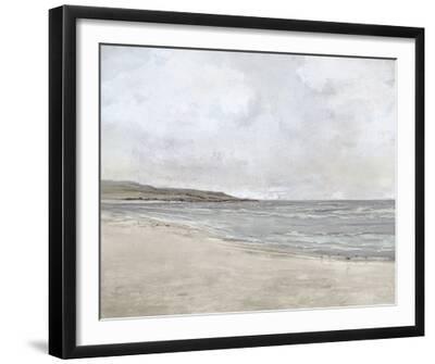 Quiet Coastline - Restful - Black Framed Art Print Wall Art, 20x16 Quiet Coastline - Restful - Black Framed Art Print Wall Art, 20x16