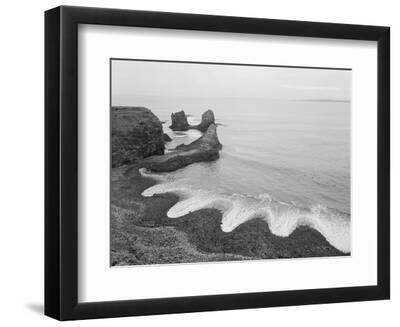 Raudanes Peninsula - Black Framed Art Print Wall Art, 12x9