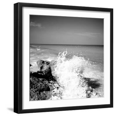 Rising Tide Square II (black and white) - Black Framed Art Print Wall Art, 16x16 Rising Tide Square II (black and white) - Black Framed Art Print Wall Art, 16x16