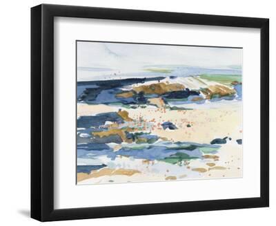 Shoreline Dreams I - Black Framed Art Print Wall Art, 12x9