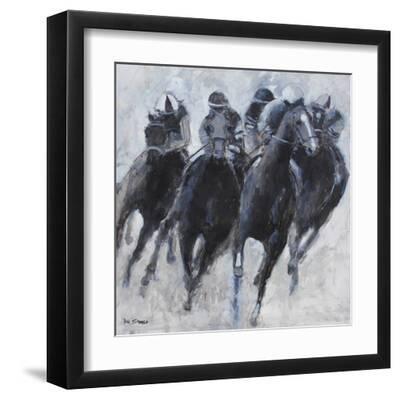 THE RACE IS ON - Black Framed Art Print Wall Art, 12x12 THE RACE IS ON - Black Framed Art Print Wall Art, 12x12
