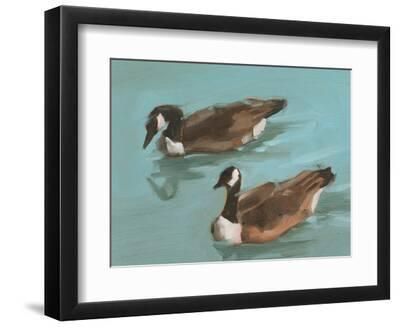 Tranquil Swim II - Black Framed Art Print Wall Art, 12x9 Tranquil Swim II - Black Framed Art Print Wall Art, 12x9