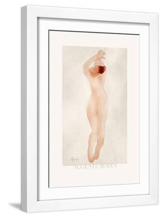 Caresse Moi Danc, Che´ri - White Framed Art Print Wall Art, 12x18