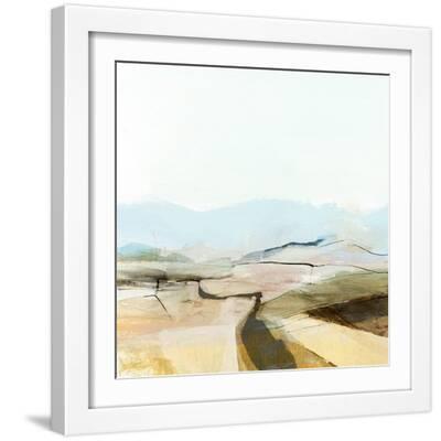Countryview - White Framed Art Print Wall Art, 16x16