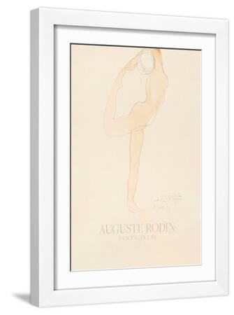 Dancing Figure (1905) - White Framed Art Print Wall Art, 12x18