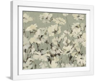 Floral Symphony - Haven - White Framed Art Print Wall Art, 20x16