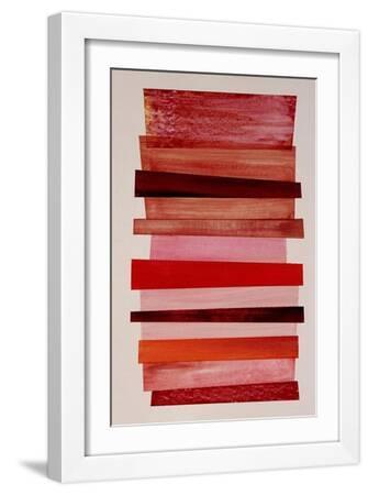 Fun House III - White Framed Art Print Wall Art, 12x18