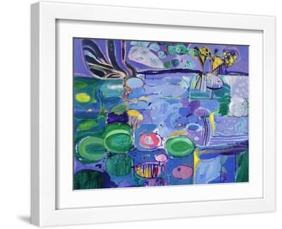 Giverny, 1990-92 - White Framed Art Print Wall Art, 16x12