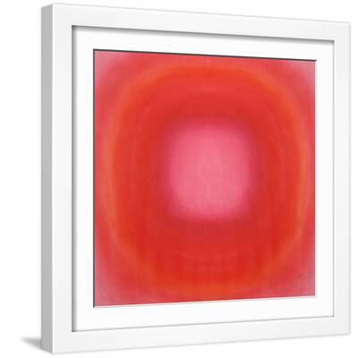 Rising Glen Pod III - White Framed Art Print Wall Art, 16x16