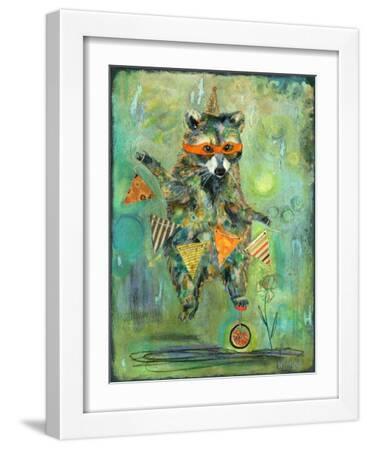 The Imposter - White Framed Art Print Wall Art, 12x16