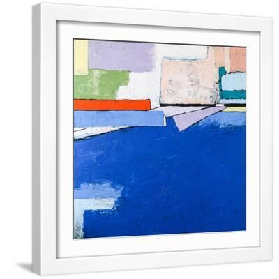 There - White Framed Art Print Wall Art, 16x16