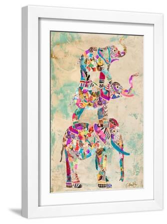 Trunk Show II - White Framed Art Print Wall Art, 12x18