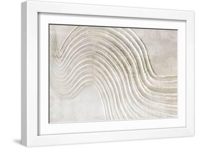 Waves of Beauty - White Framed Art Print Wall Art, 18x12